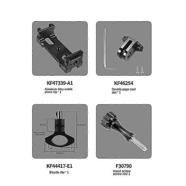 Universal Mobiltelefon Stativ Holder Cold Hot Shoe Mount Tripod Adapter For - Smartphone Vlog, stil