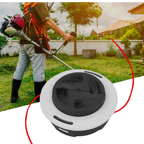 Speed Feed-huvud för Stihl-modeller, dubbellinjetrimmerhuvud för effektiv gräsvård