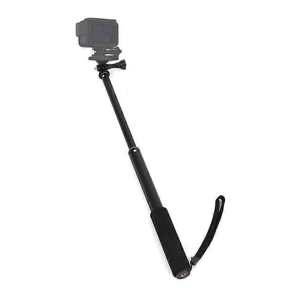 Bærbar teleskopisk selfiestang i aluminiumslegering for GoPro