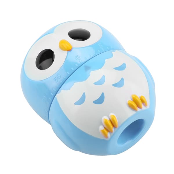 Eggtimer, ugleinspirert design, giftfri og luktfri, slitesterk ABS nedtellingstimer, perfekt tidsvarsling for diverse matlaging