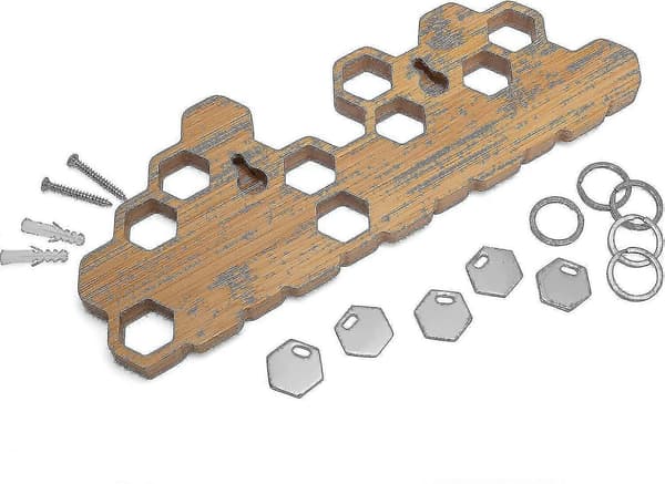Magnetisk nyckelhållare (5 nyckelkrokar)