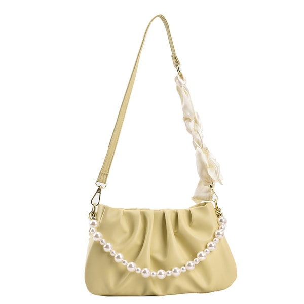 Nytt mode konstläder cloud bag chain clutch bag