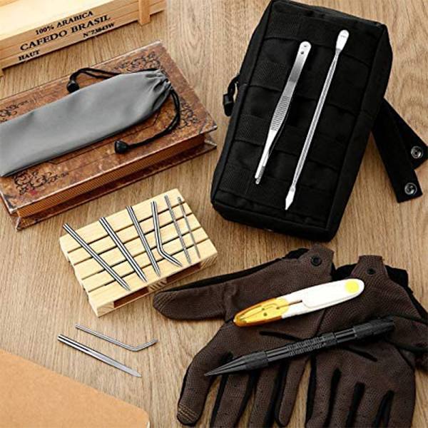 14 osan Paracord-setti, Paracord FID -neulansyötteet ja hopea