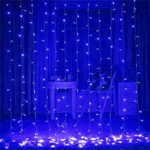 LED Lysgardin, Lysnet 3x3m 300 LED'er, IP44 Vandtæt N