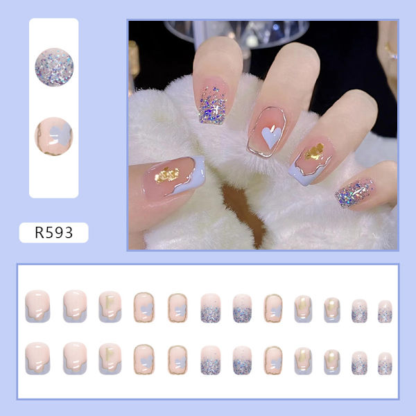 Joefnel Press on Nails  Europeiska falska naglar Press on Nails UV
