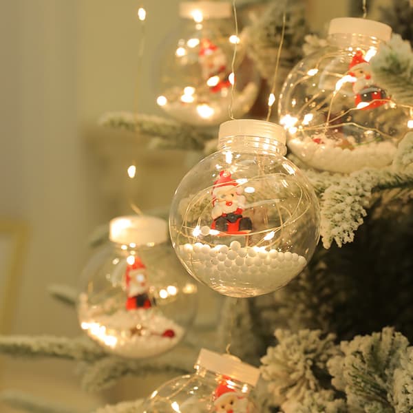 LED Jul Tomte Träd Snögubbe Ljusslinga Sovrumsinredning