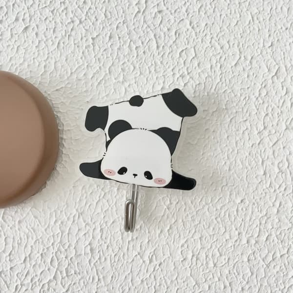 4 kpl Panda Seinäkoukku Pyyhepidike Kylpyhuone Ruostumaton Teräs Se