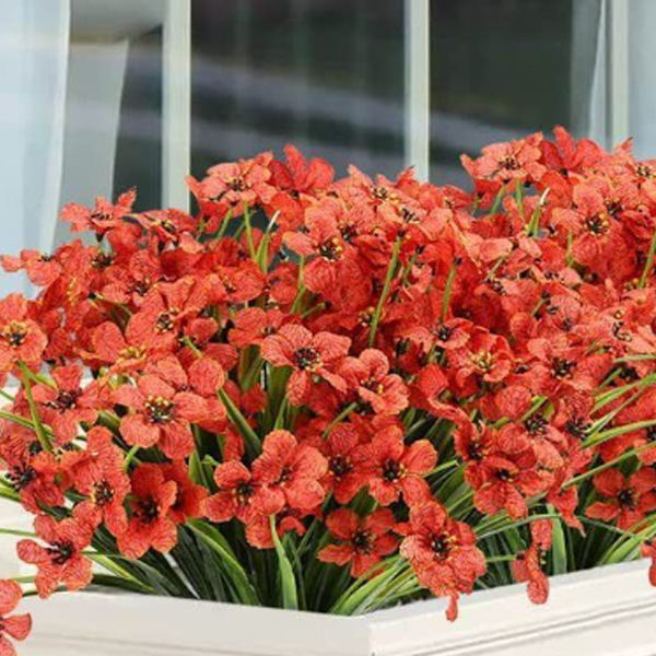 30 Bundter Kunstige Blomster Udendørs UV-Resistente Kunstige Blomster
