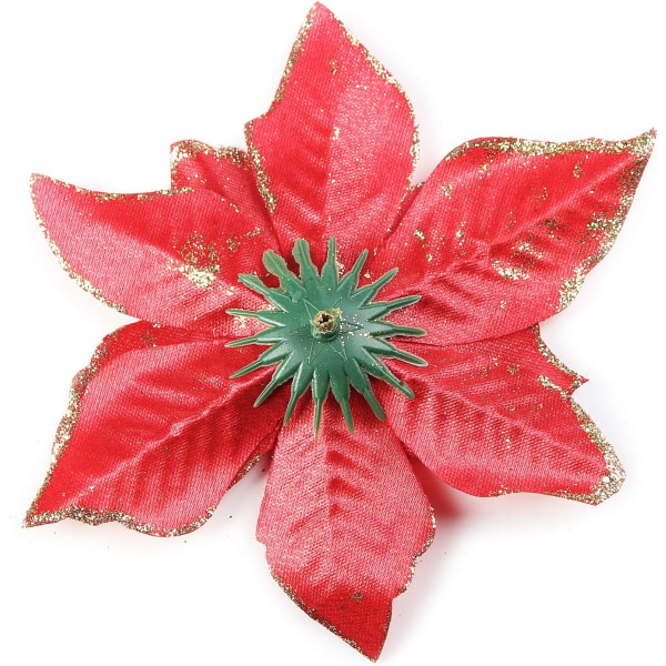 Joulukukat Poinsettiat, Glitter-Poinsettiakukat Joulukoristeiksi