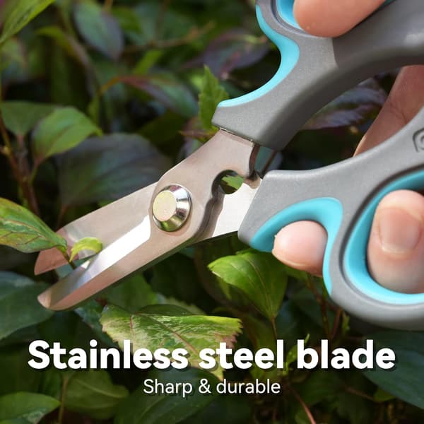 Ultralette, holdbare urtesakse i rustfrit stål med ergonomisk design og kirurgisk rustfrit stål til bred anvendelse