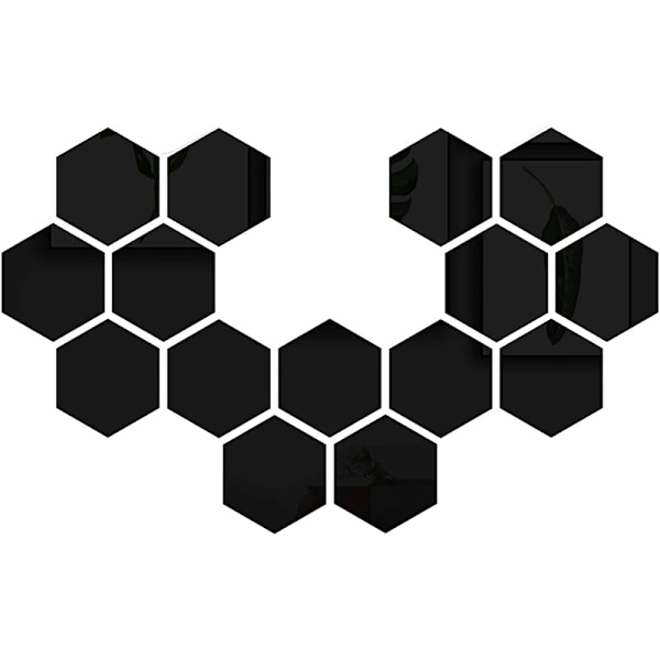 Spejlvægsklistermærker l til soveværelse stue 3D akryl materiale