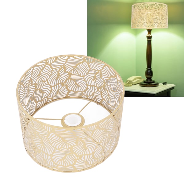 Lampskärm Ljus Lampskärm Modern Enkel Stil Heminredning för E14 E27 Lampor Guld Färg