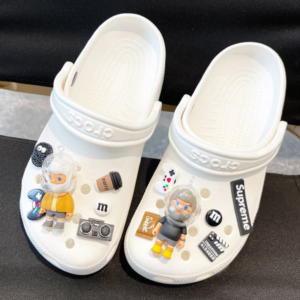 12 stk. trendy kæreste-sko tilbehør til Croc Charms fo