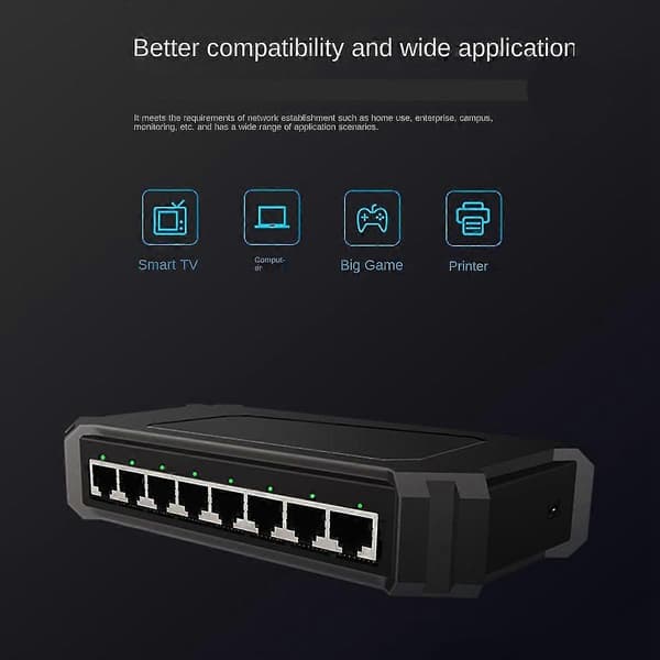 Txe067-8-port Gigabit Und S Moning -port S EU Plugg