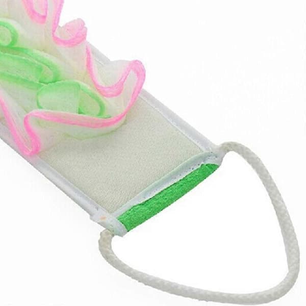 Blomst Ryggstropp Håndkle Baderom Dusj Myk Loofah Kroppsskrubber Børste