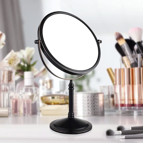 Fristående bordsmakeup spegel 8 tum dubbelsidig 1x 3 X M