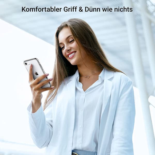 Cover kompatibel med iPhone SE 2022 5G, iPhone SE 2020, iPhone 8 og iPhone 7 - Krystalklar