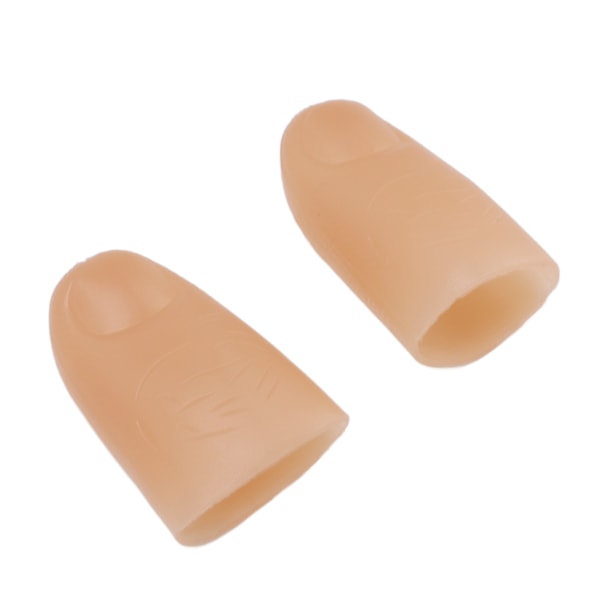 5 par finger LED-lampor för tummen, PVC, 3V, 40 mAh batteridriven, 4,5 cm, vita