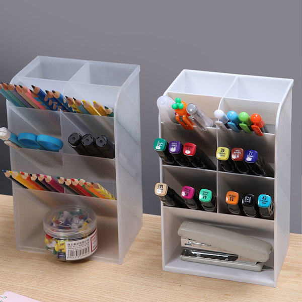 Skrivebords Pen Organizer, skrivebordsorganizer, blyantholder, høj