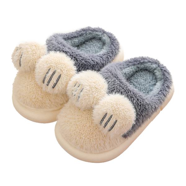 Børneslippers Vinter Varme Drenge Piger Hjemmeslippers, Hyggelige Hjem