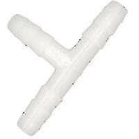 Koppling 6 mm slang, vit/transparent 10 st
