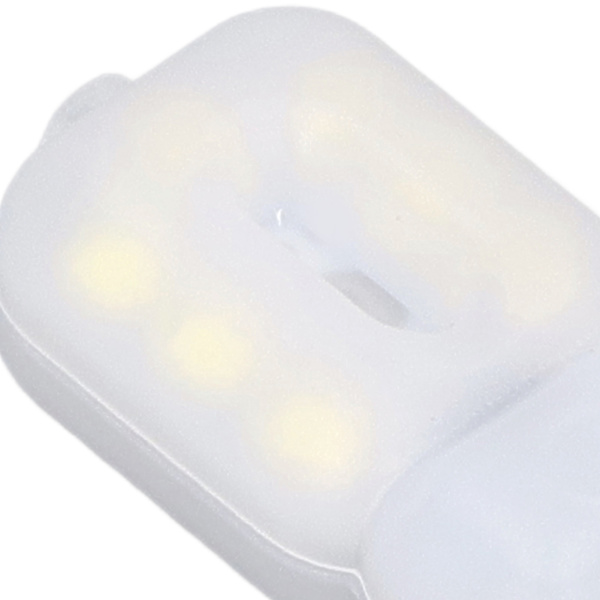 6 stk G9 LED-pærer Dimmbare 3W Energibesparende 360 Graders Lys Pære for Taklamper og Hengelamper Hvit Lys 220-240V