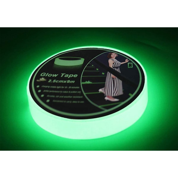 Glødende Lysbånd Dekorativ Tape 30 Fot x 1 Tomme