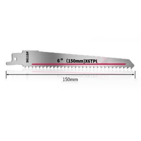 S611 savet træ 150mm [højt kulstofstål], savklinge til træarbejde