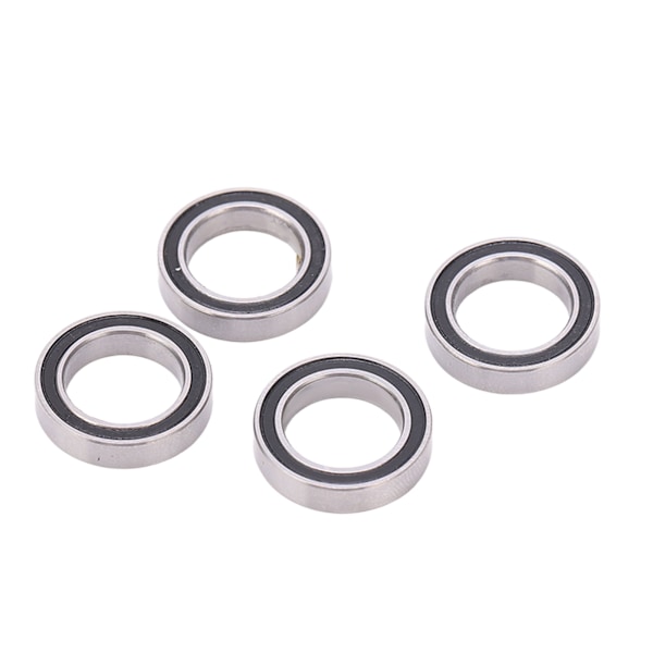 4st Djupgående Kullager Stål Gummi Silver Svart Dubbeltätade för Traxxas 1/10 MAXX 2.0 RC Bil