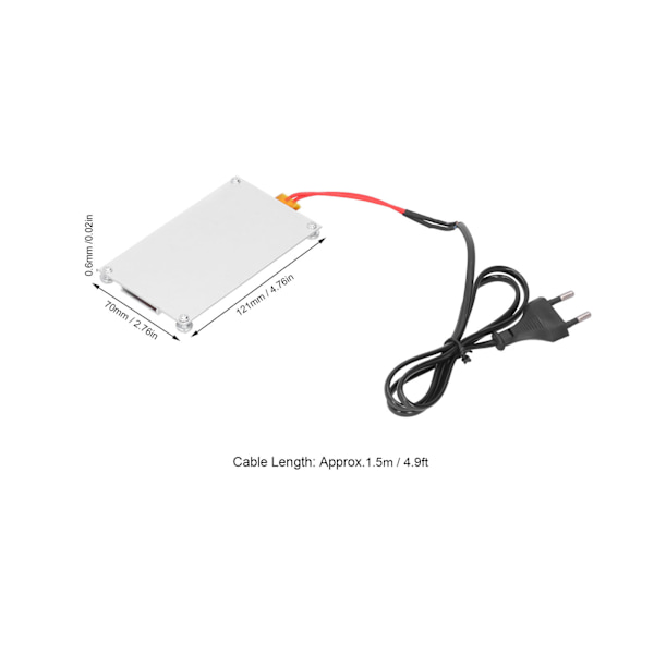 600W PTC Opvarmningsloddeplade LED-Fjernelseschip Loddestation til LED-Reparation DIY Laboratorium EU 220V