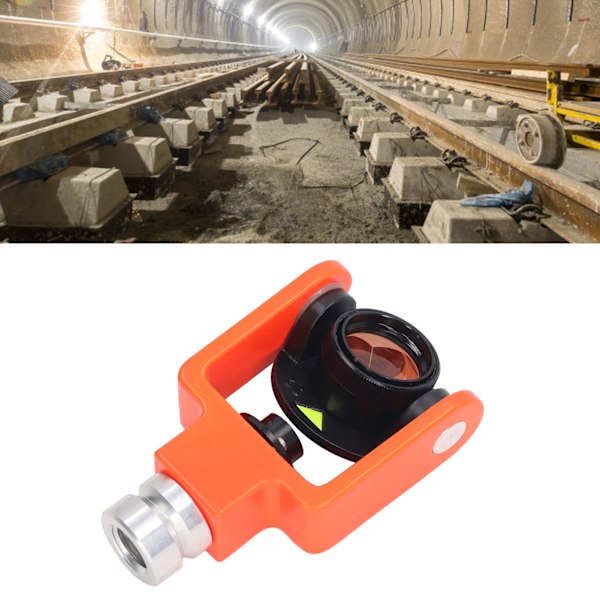 Mini Prismasystem Kit Reflektor Tjock Kopparbelagd för Totalstation med S-krokfäste för Teknisk Undersökning