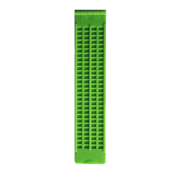 4 Rivin 28 Solua Braille-Kirjoituslevy Muovista Oppimistyökalut Kynällä Harjoittelu Sokeille