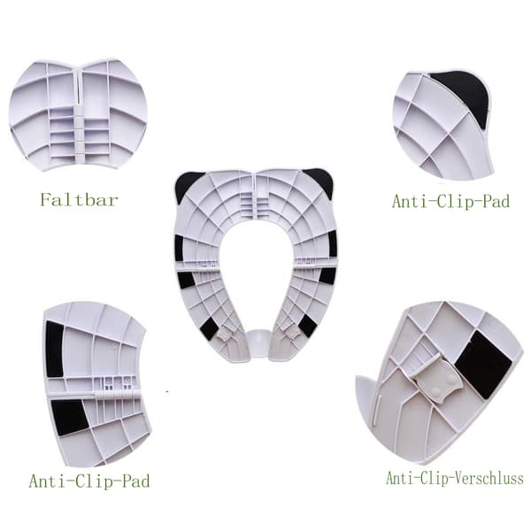 Foldbar toiletsæde