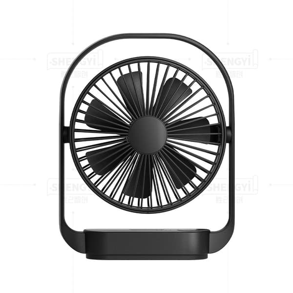 (Grøn) Lille USB-bordventilator Stille Mini Bordelektrisk Ventilator