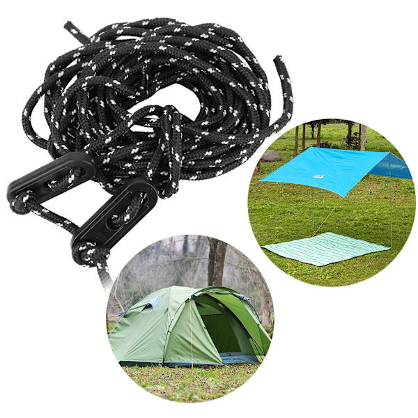 Hållbar campingmarkis tältpinne rep stretch rep tältaccessoarer