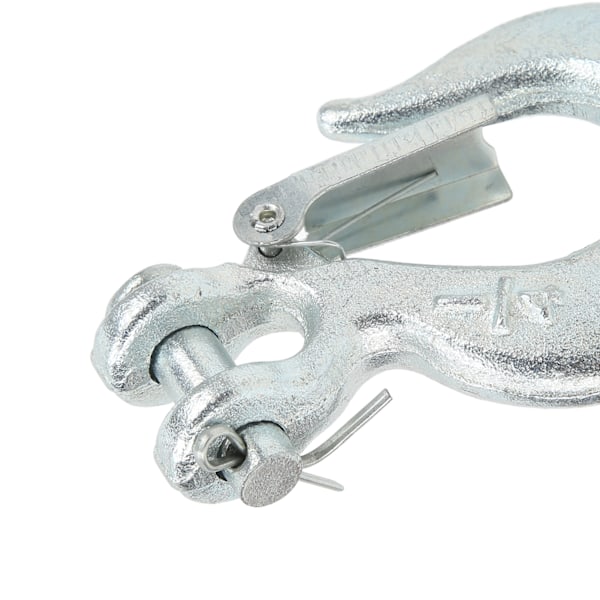 1/4 tum Clevis Slip Hook med Säkerhetslås G70 Smidd Stål för Trailer Truck Towing Vehicle Chains