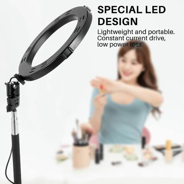 Fotograferingsring 20cm LED Sminkeringlampe Med Tr Usb-plugg For Video