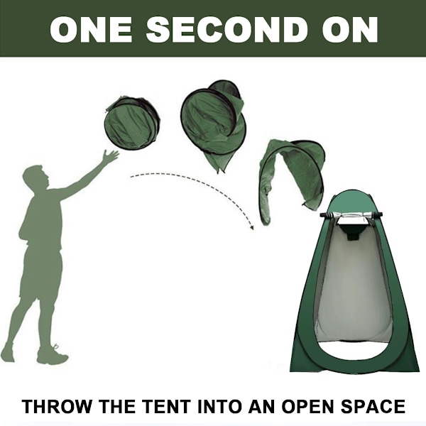 Pop-up duschtält omklädningstält pod toalettält 47''x