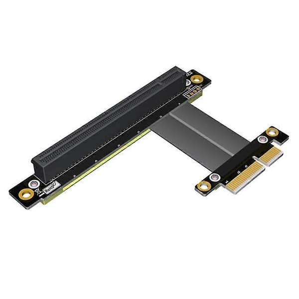 PCI-e PCI Express 16x til 4x Skjøtekabel Express Kort Adapterkabel 90 Grader til 180 Grader