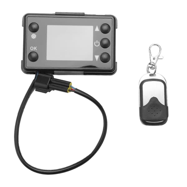 12v/24v 3/5kw LCD Skærm Parkeringsvarmer Kontakt Bilvarmeenhed Controller Universal Til Bil Tra