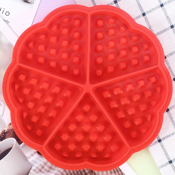 Mini Våffeljärn med Hjärtan, Hjärtformade Våfflor Non-stick Elektrisk Pannkakstillverkare för Roliga DIY Bakaktiviteter, Idealiska Presenter för Bakälskare (3 st)