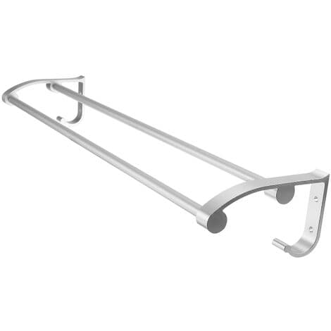 58cm väggmonterad handdukshållare i aluminium för badrum