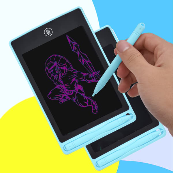 6,5 tommer LCD Skrivetablet Børne Tegnetavle Lærings Legetøj Blå