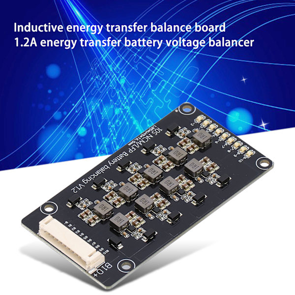 Aktiv Equalizer Induktiv Överföringsmodul för Ternär Litiumjärnbatteri 2.0V‑4.5V 1.2A10S