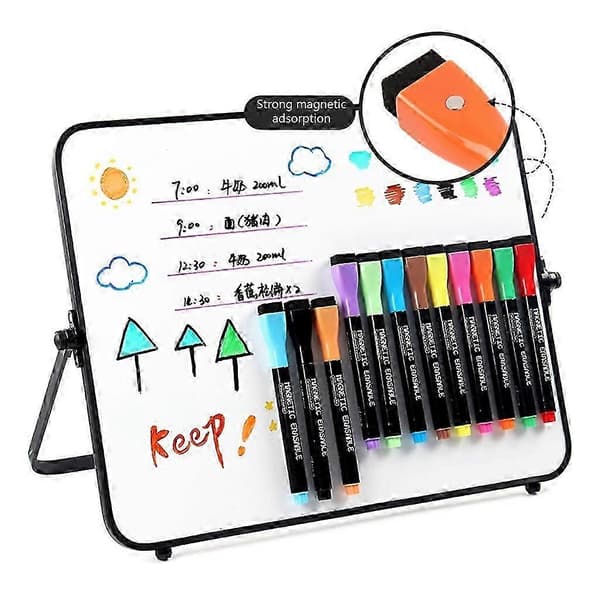 Whiteboardpenna med fin spets, whiteboardmarkör, torrtorkbar markör
