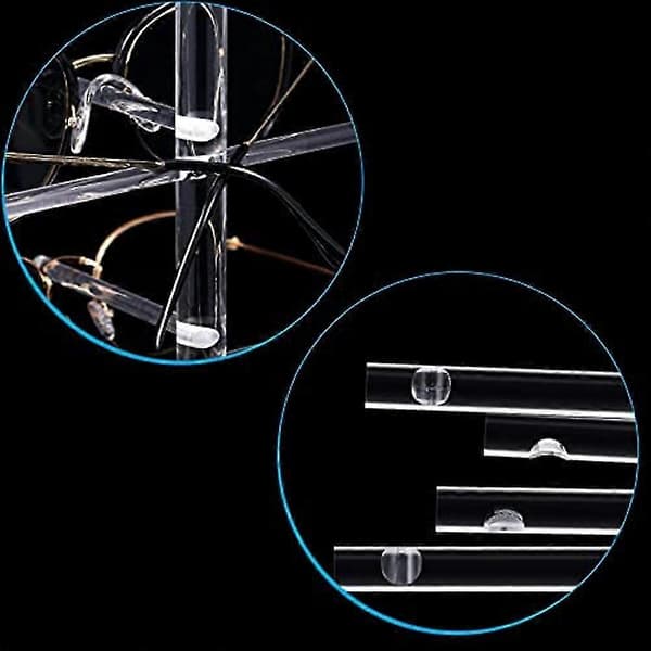 Transparent Akryl Avtakbar Solbrille Ramme Display Stativ Brilleholder, Brille Display