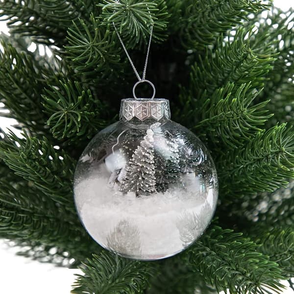 Klare Fyllbare Julekuler, Kunst- og Håndverksutstyr (7,9 cm) - 32 Pakning