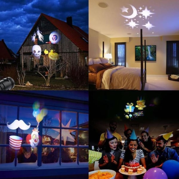 LED-projektiolamppu Jouluvalot LED-projektori