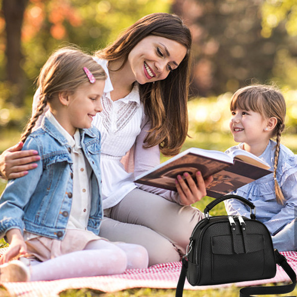 Ny mode skuldertaske håndtaske kunstig læder fritidsdamer skulder crossbody taske