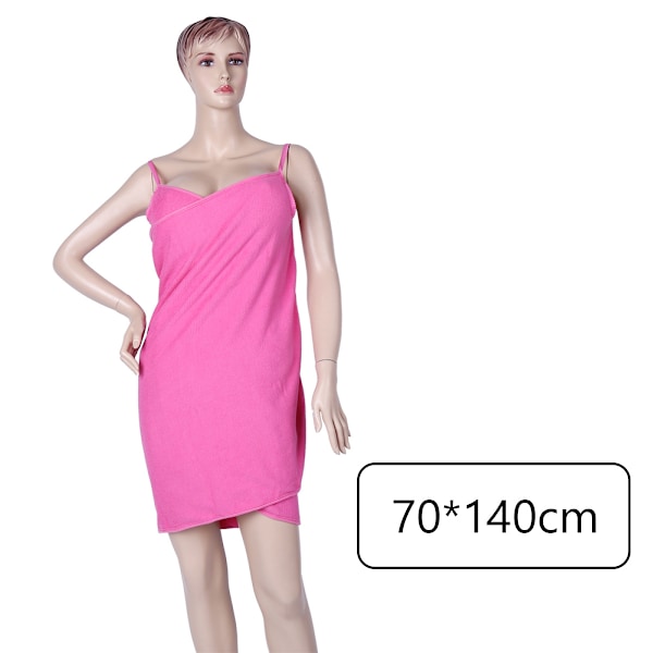 1 kpl Olkapäähihnat Naiset Käytettävissä Kylpytakit Pyyhkeet Kääri Spa Ranta Kylpytakki Hääpuvut (Rose Red)